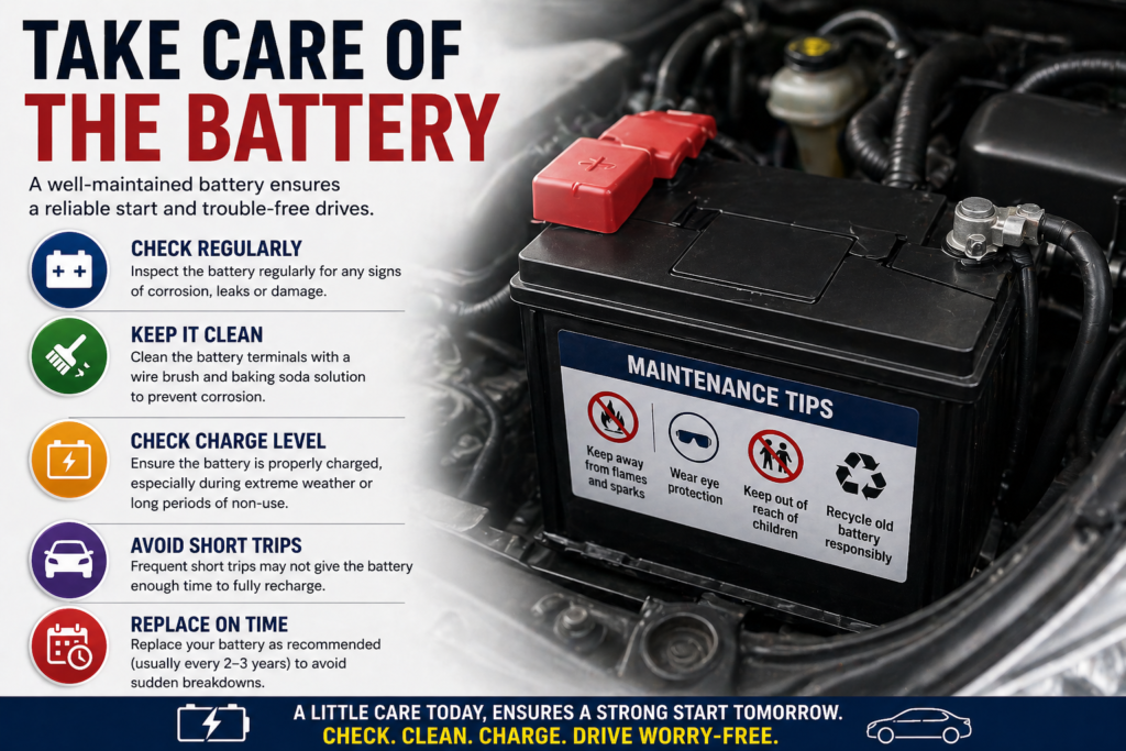 Take care of the battery