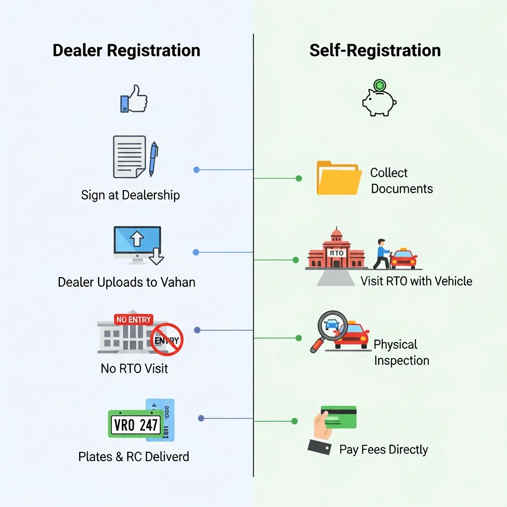 how to register a car in India
