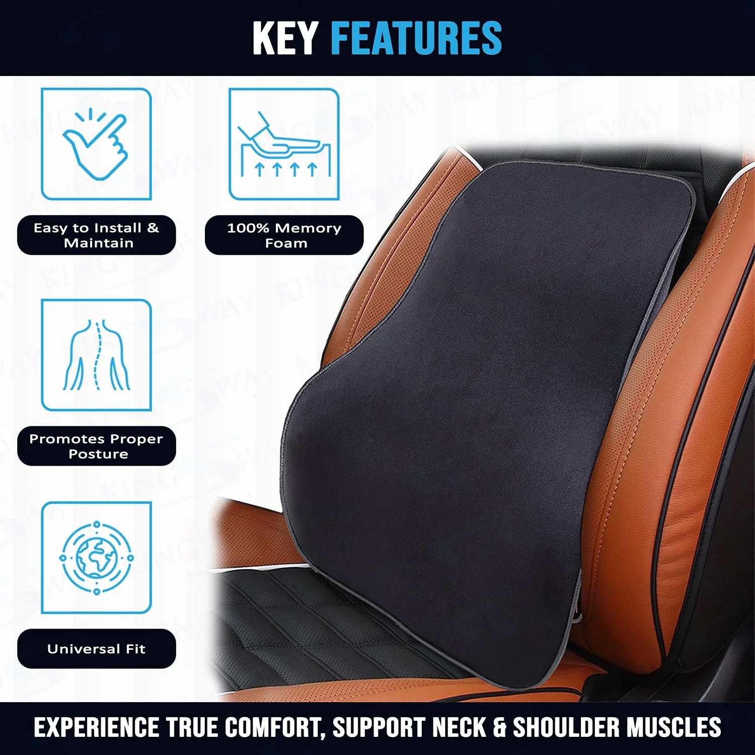 Orthopaedic Lumbar Support Seat Cushion - Image 7
