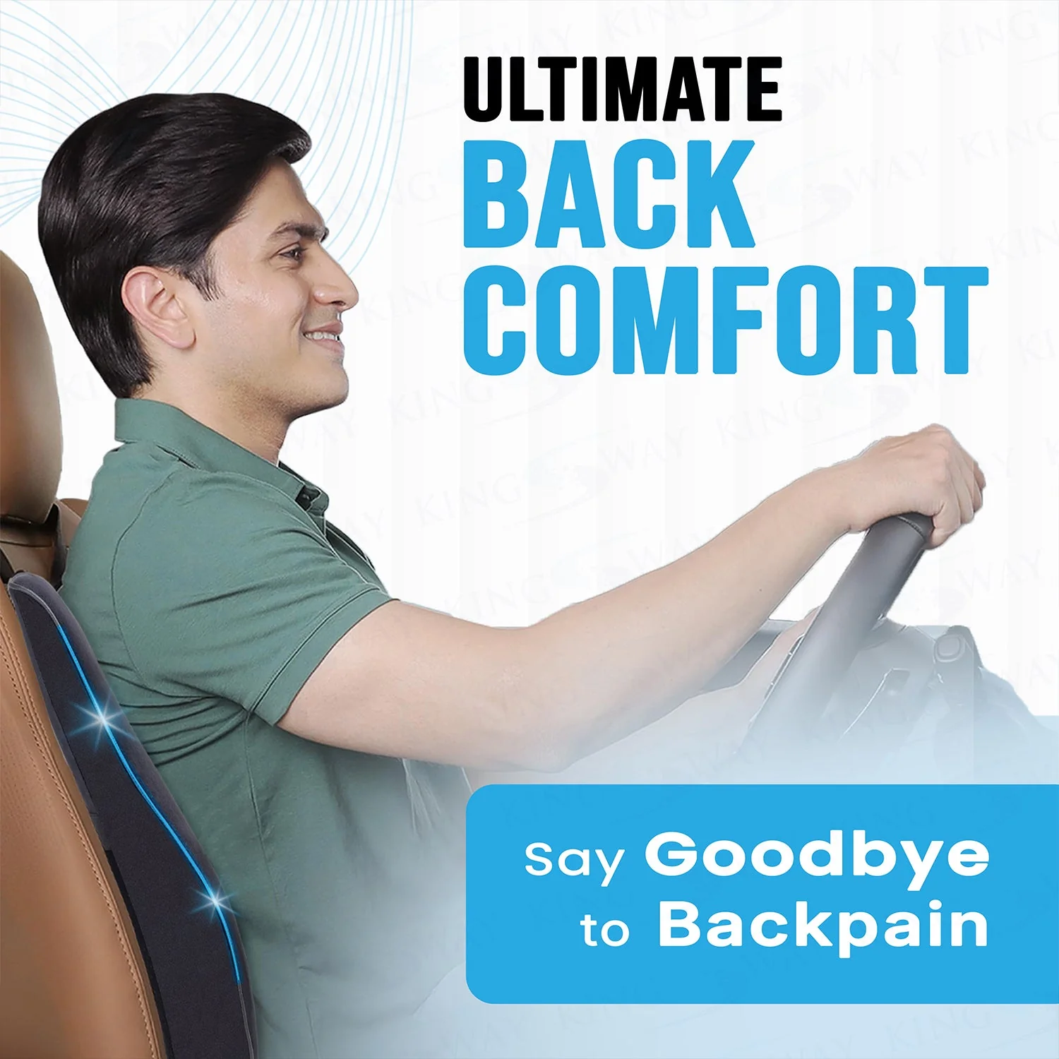Orthopaedic Lumbar Support Seat Cushion - Image 6