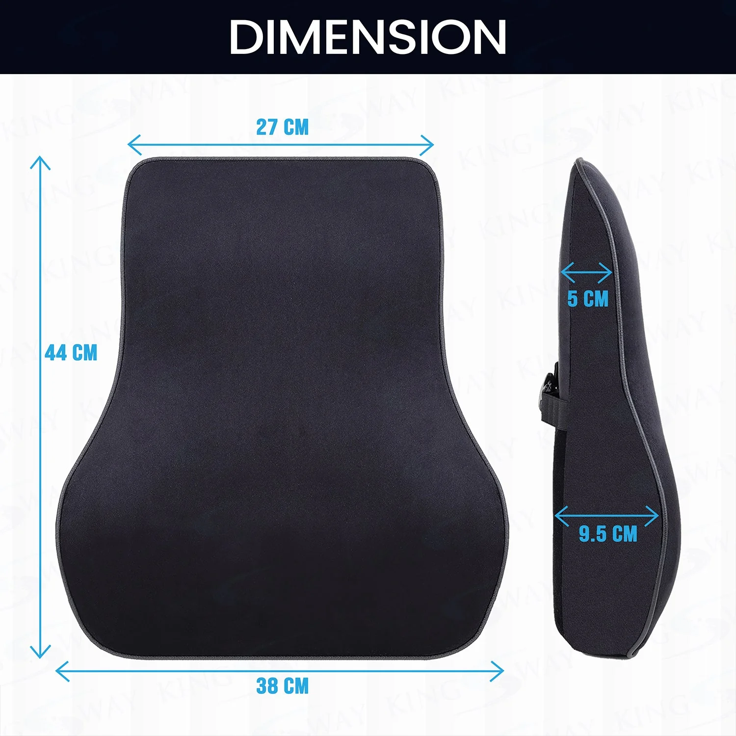 Orthopaedic Lumbar Support Seat Cushion - Image 4