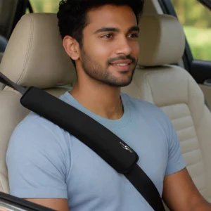 Premium Suede Seat Belt Shoulder Pads