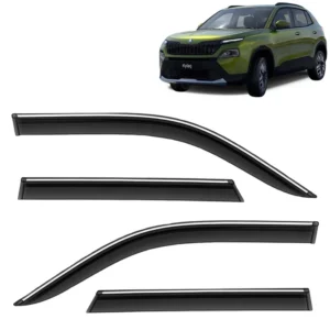 KINGSWAY Accessories Chrome Lining Door Visor